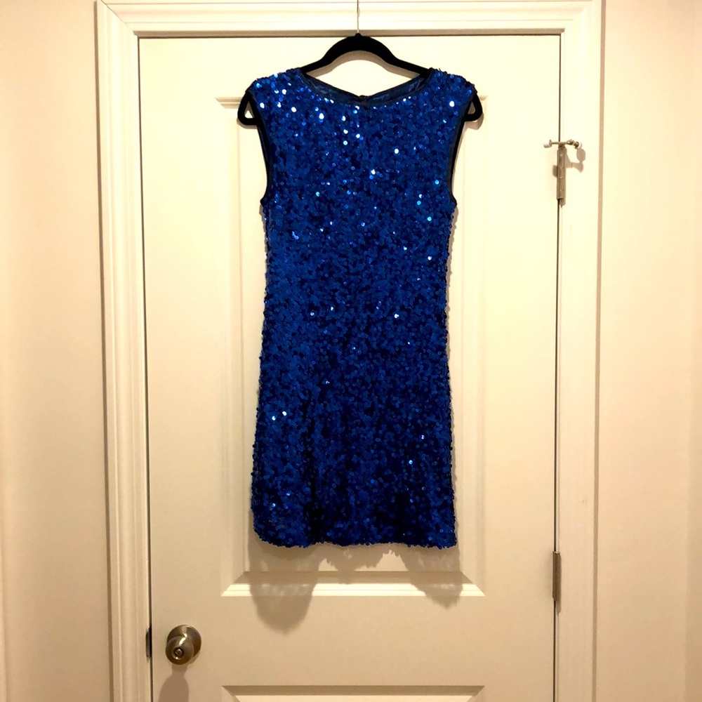 Blue sequins!